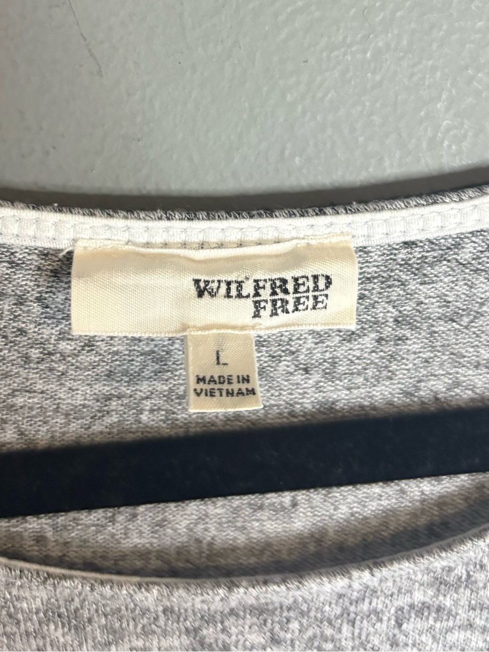 Wilfred Free by Aritzia Heather Gray Oversized Tunic Dress Size Large - Picture 5 of 9